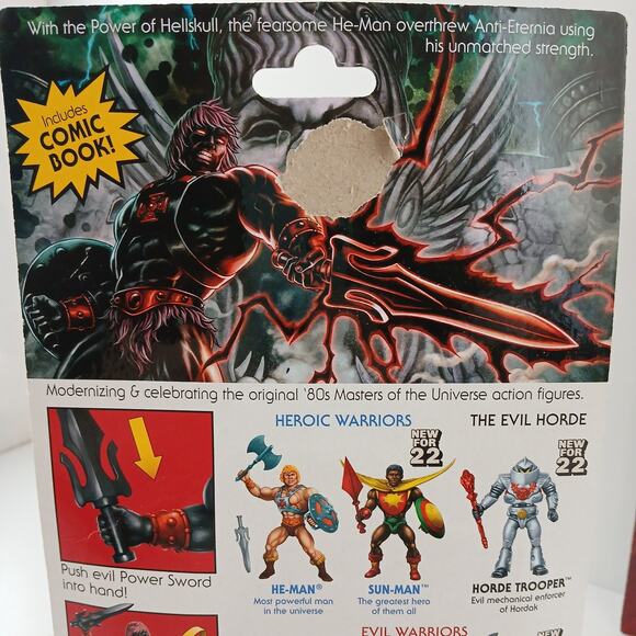 Masters of the Universe He-Man & Anti-Eternia He-Man Figures Retro Play 2021 - Picture 4 of 16